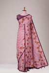 Semi tussar pink fabric