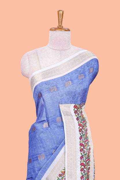 Silk blend floral texture
