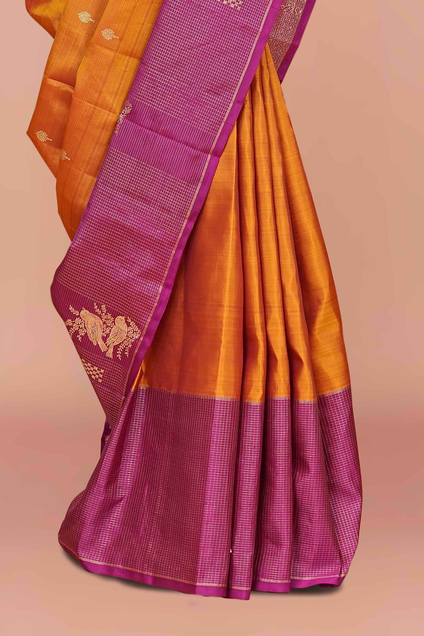 Silk butta designer saree
