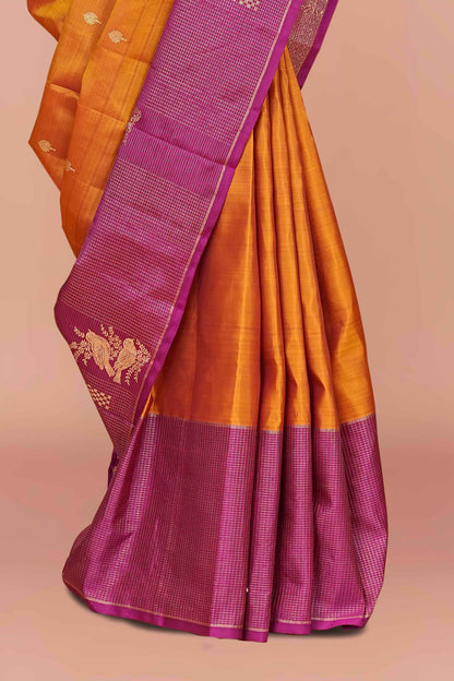 Silk butta designer saree
