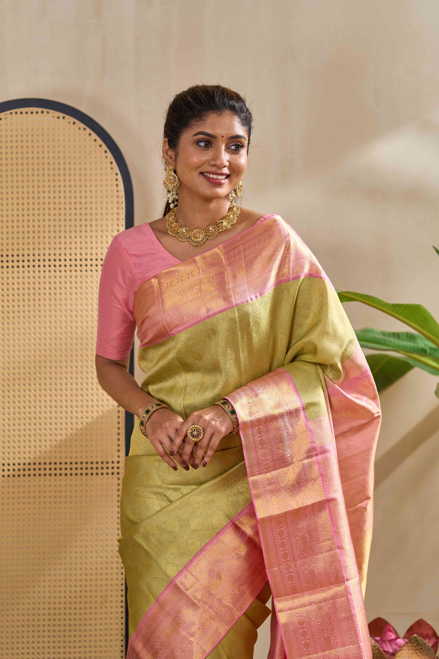 Silk zari saree