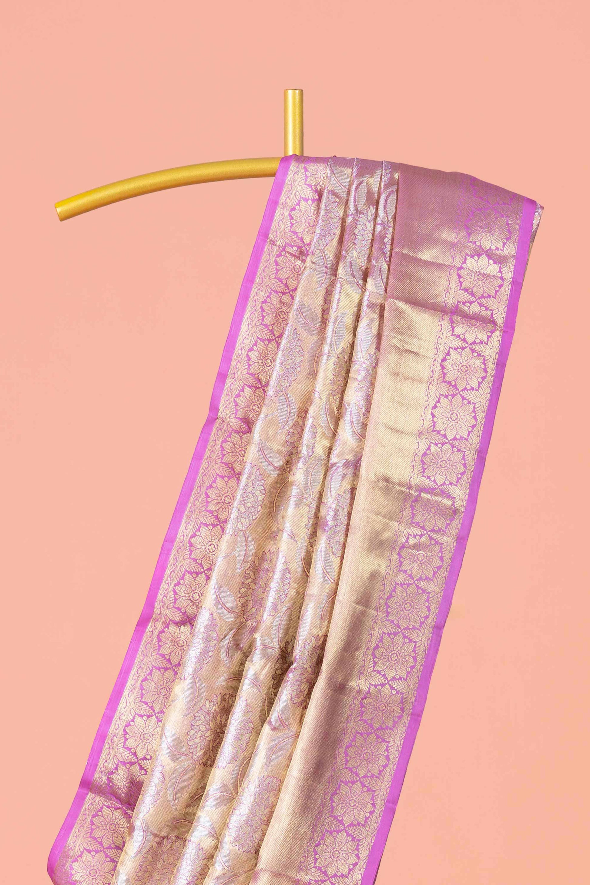 Silks sarees with zari weaving