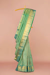 Silver bridal pattu silk saree
