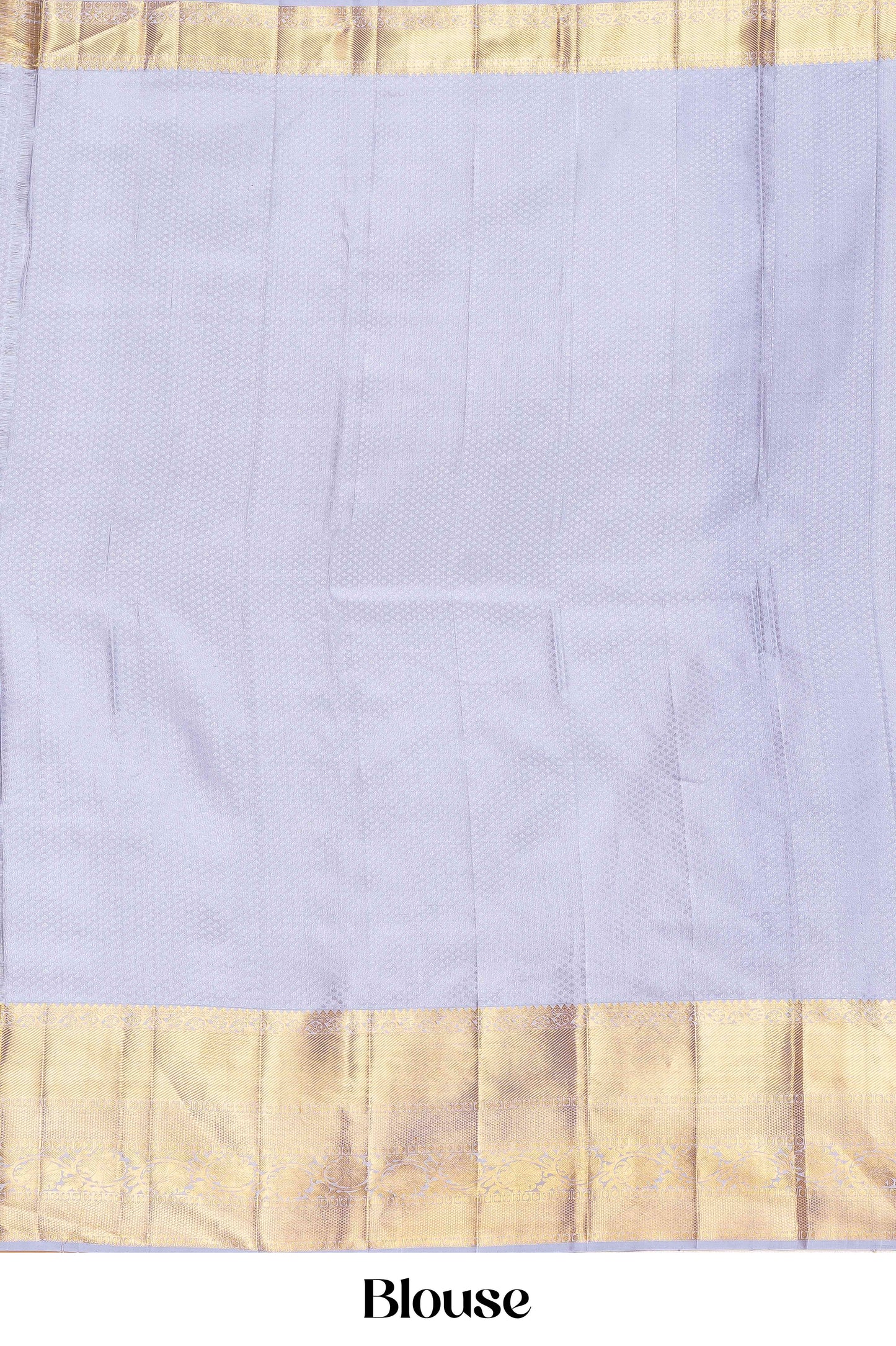 Silver bridal silk saree
