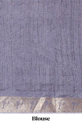 Simple festive saree