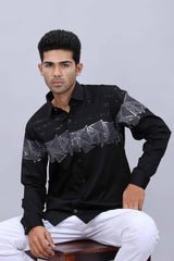 Slim satin fashion shirt