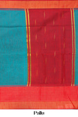  Smooth textured weave saree