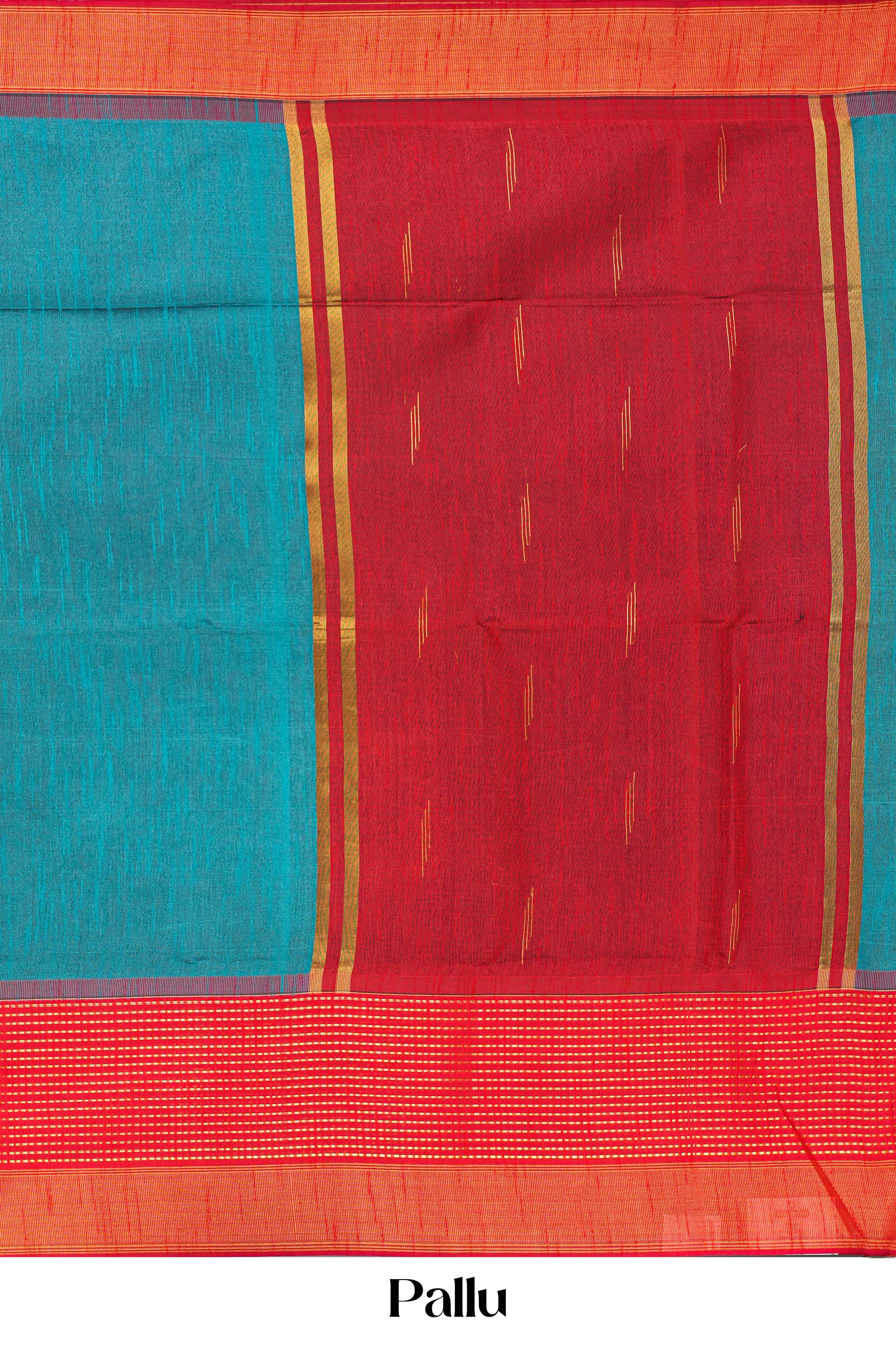  Smooth textured weave saree
