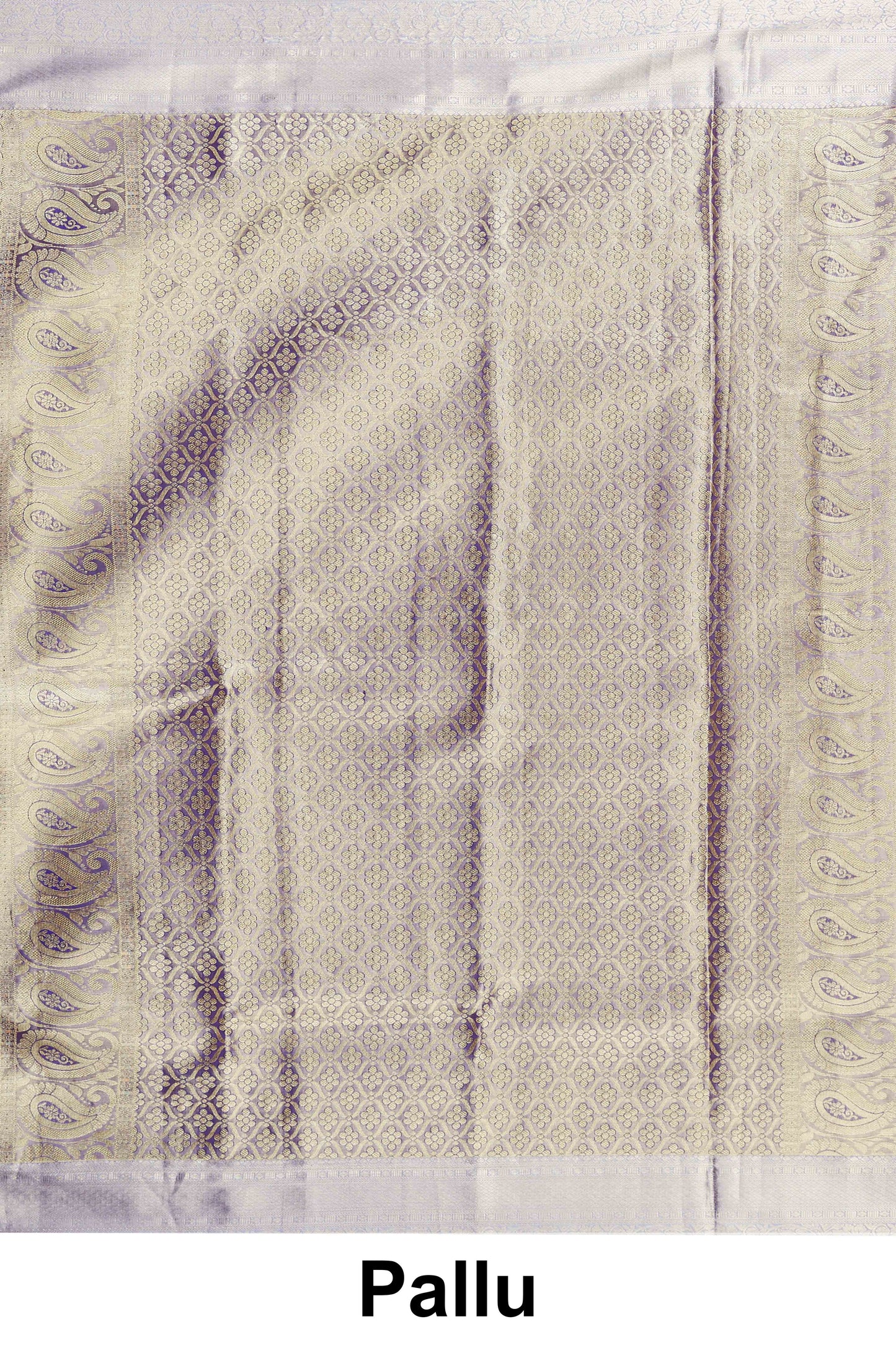 Soft beige classic silk saree