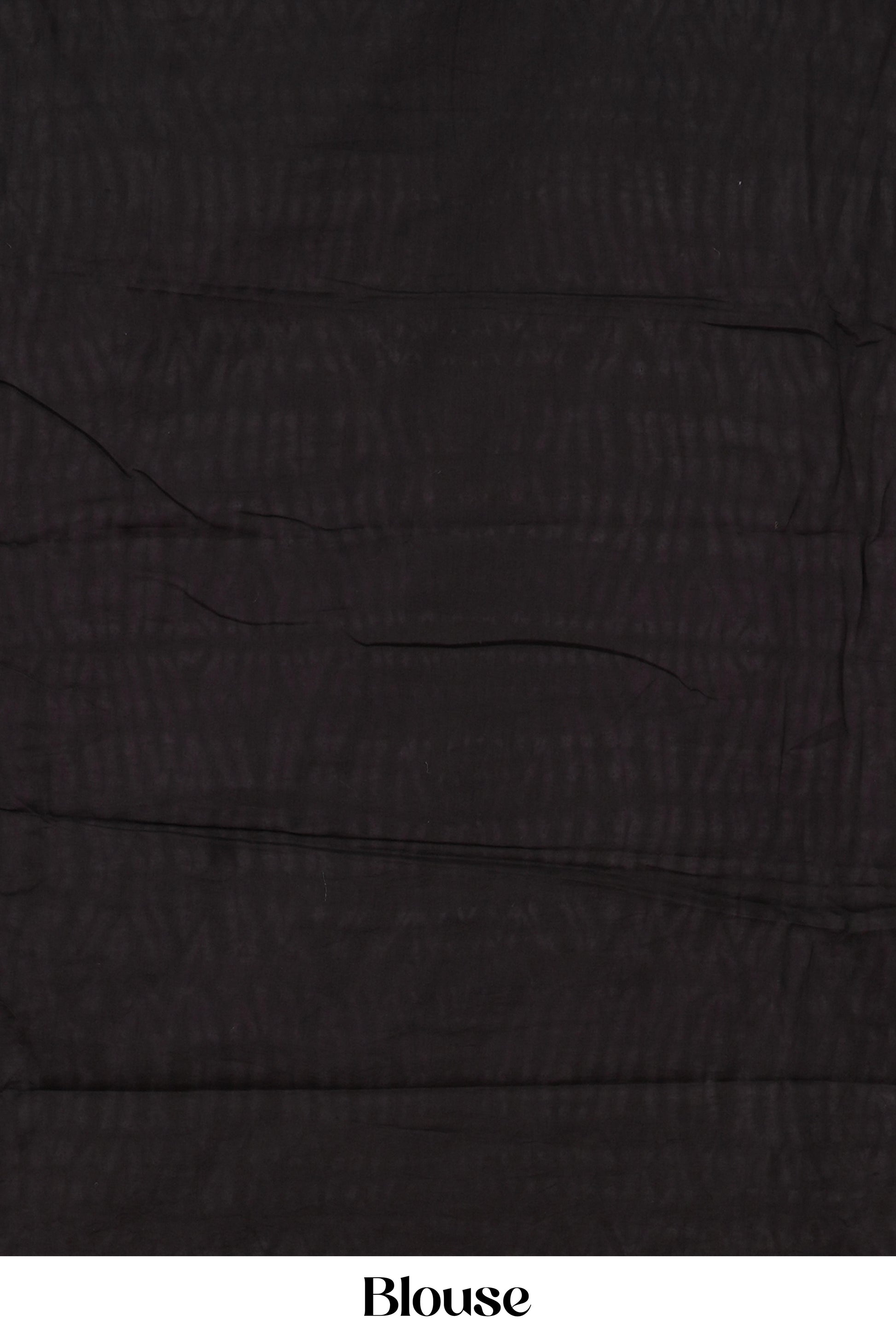Soft breathable black cotton saree