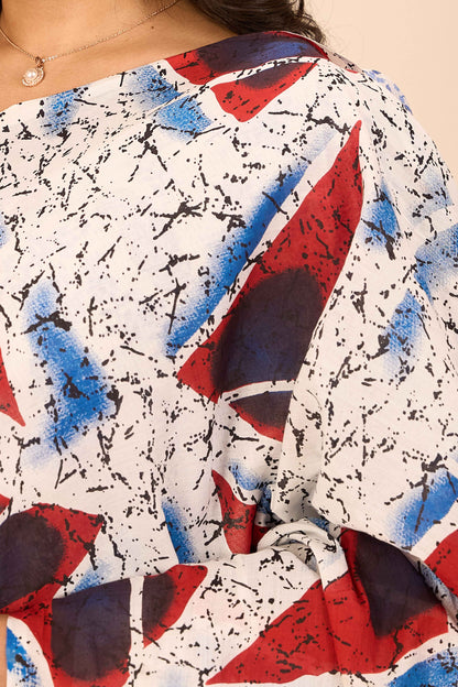 Soft cotton abstract saree