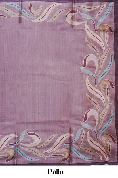 Soft festive saree pallu