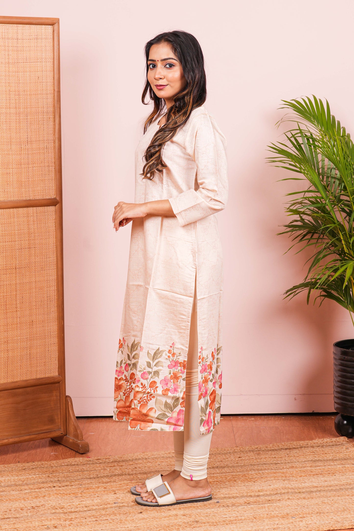 Soft floral cotton outfit
