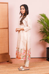Soft floral cotton outfit