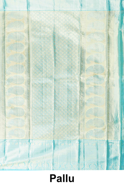 Soft ivory classic silk saree
