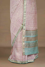  Soft textured drape saree