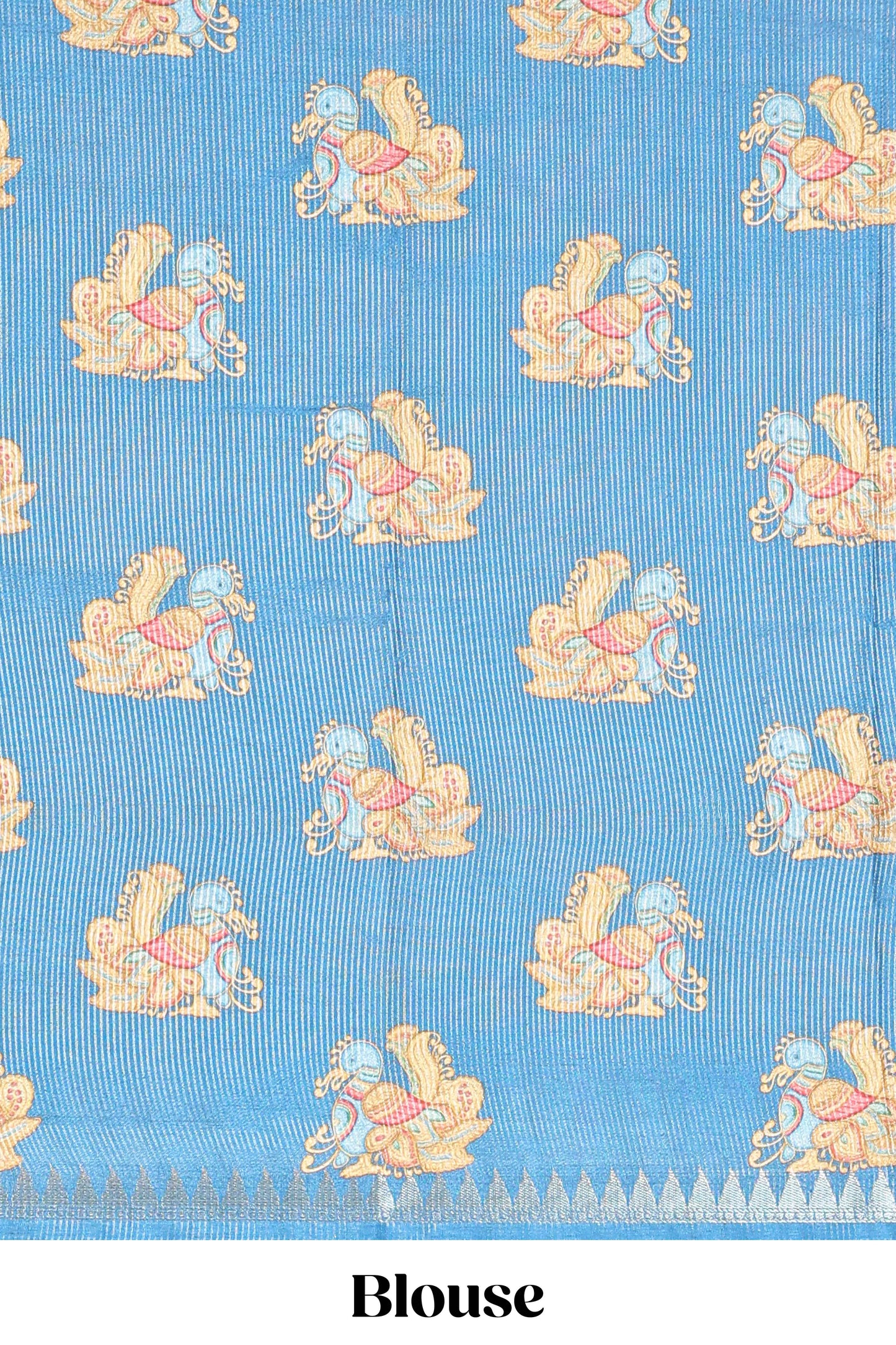 Sophisticated blue festive drape