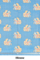 Sophisticated blue festive drape