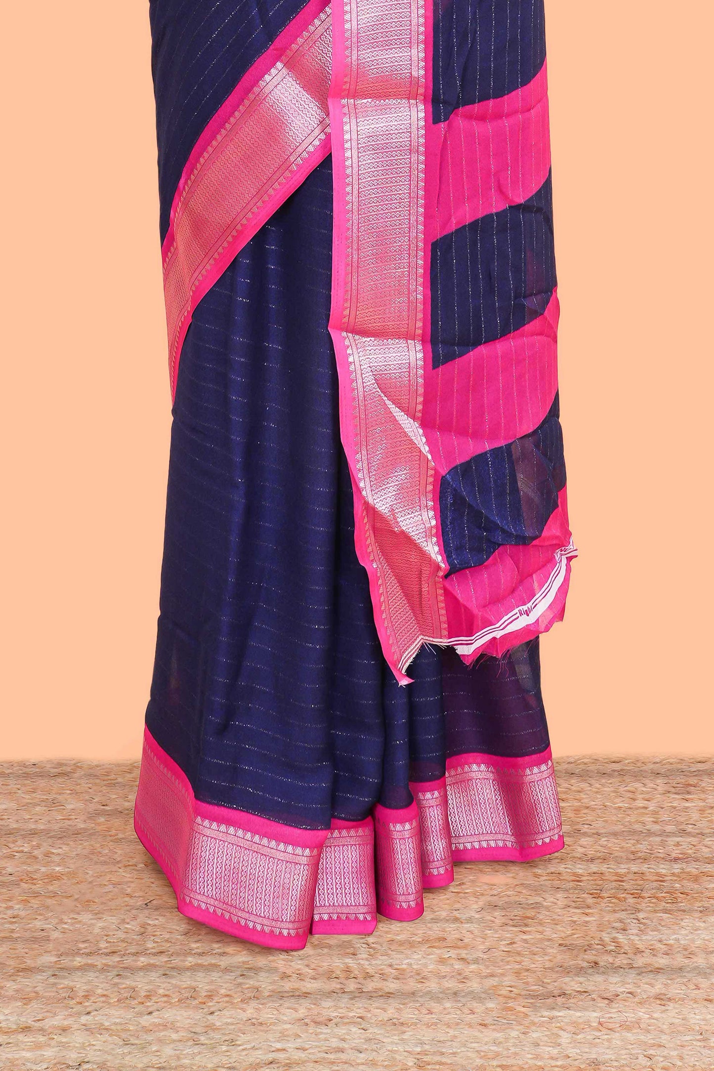 Striped chiffon weave
