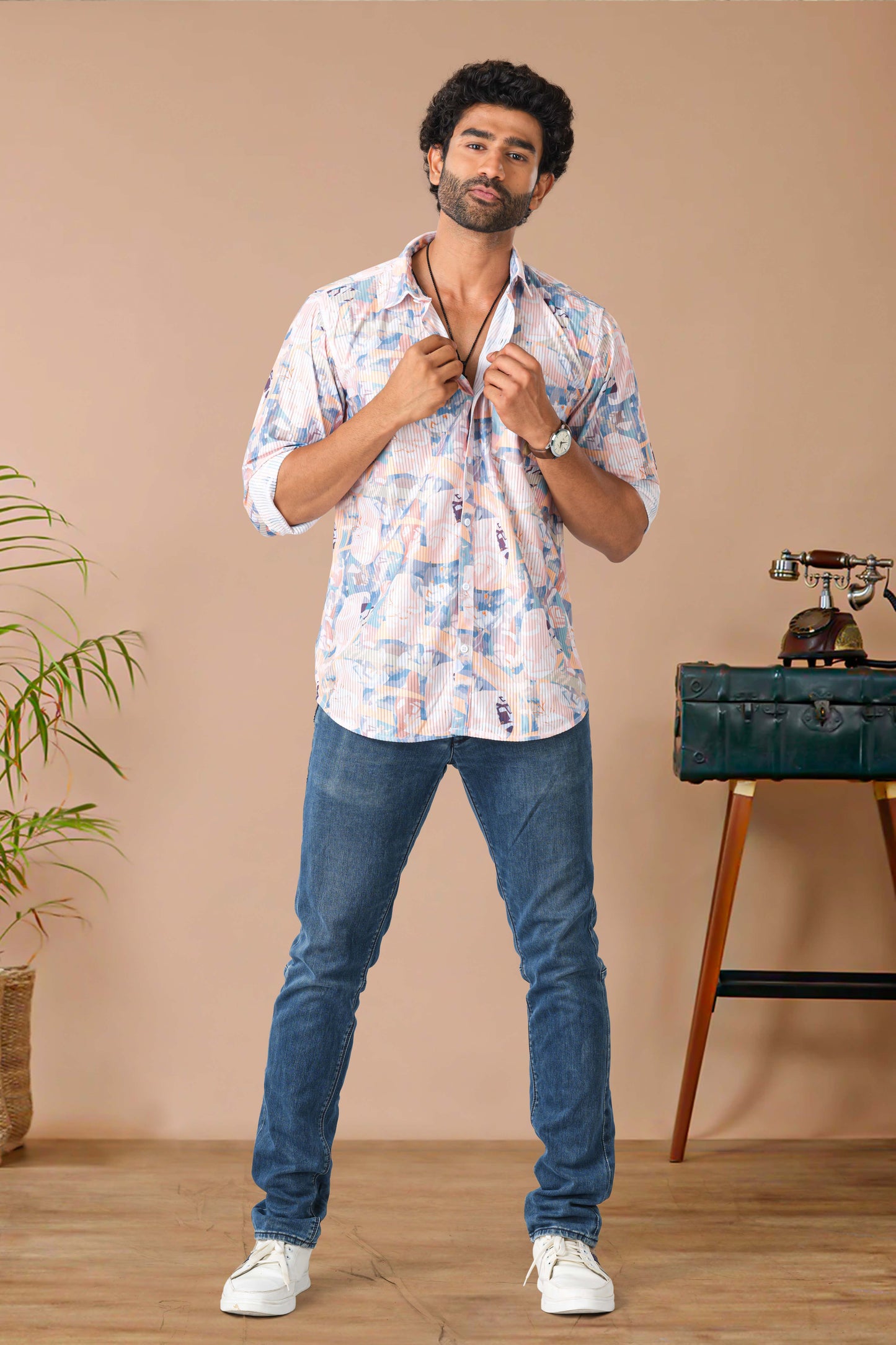 Stylish abstract pattern shirt