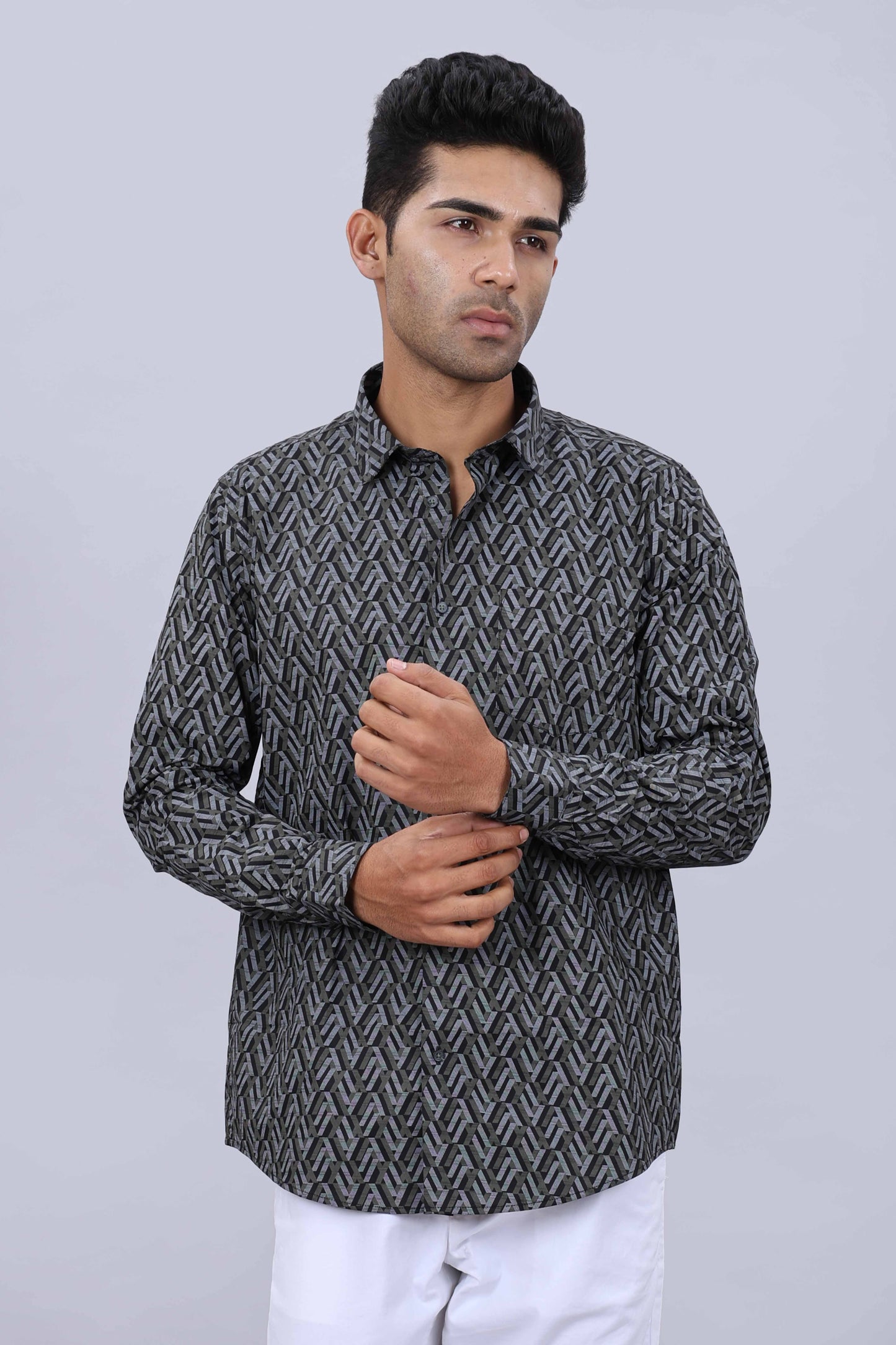 Stylish casual cotton shirt