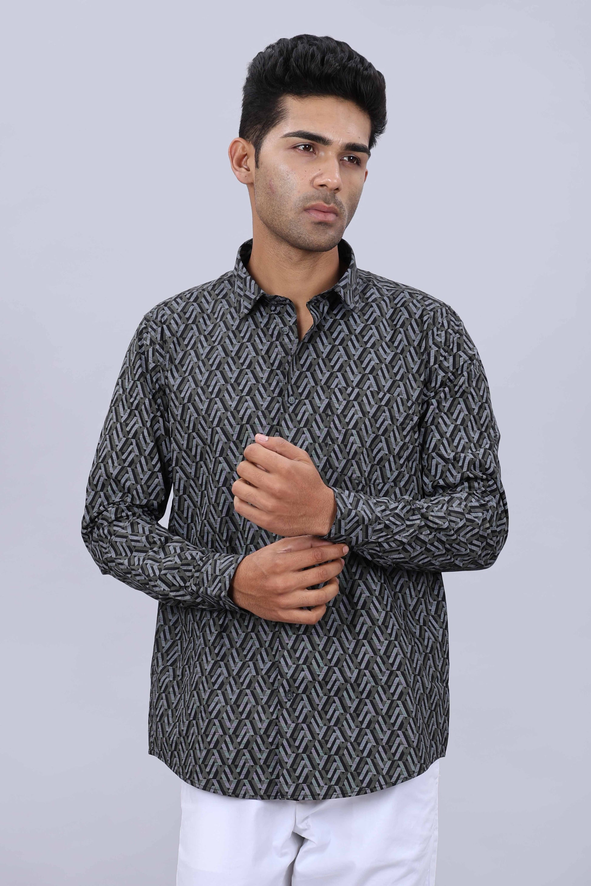 Stylish casual cotton shirt