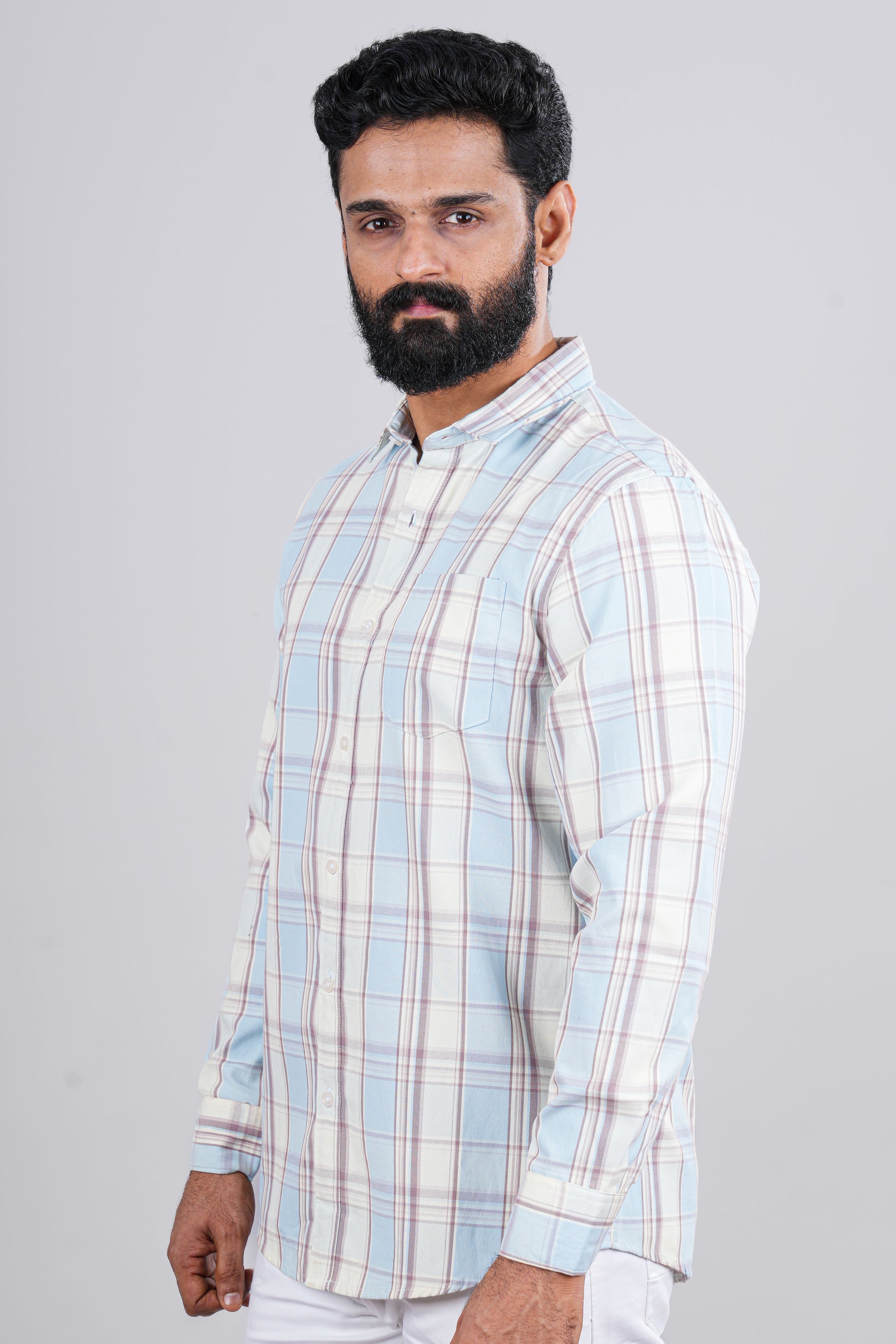 Stylish check fashion shirt