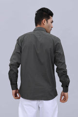 Stylish cotton dobby shirt