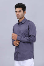 Stylish dobby fit shirt