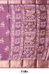 Stylish festive drape saree