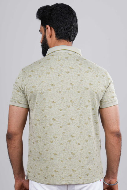 Stylish green summer tshirt