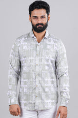 Stylish grey mens shirt