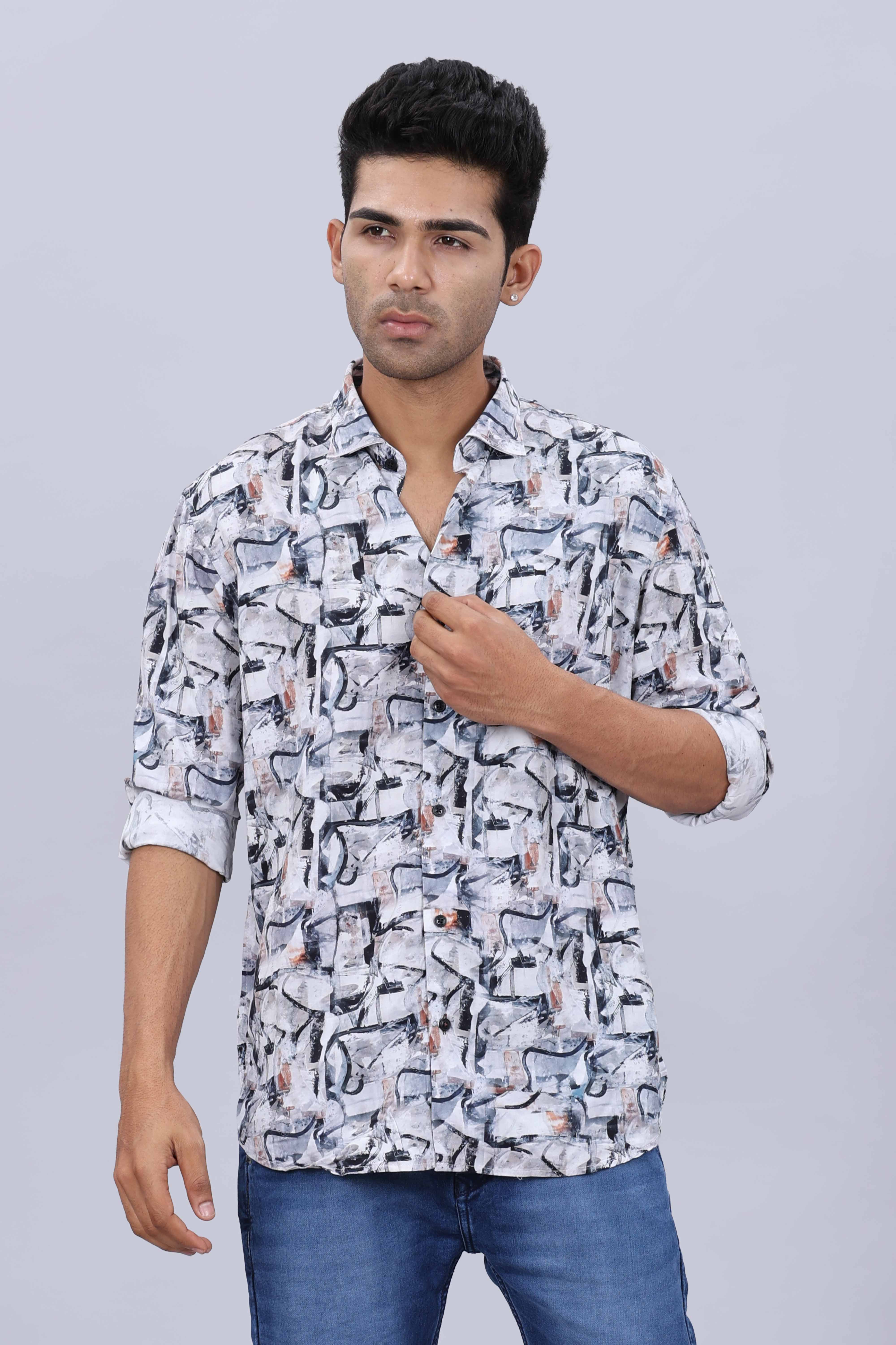 Stylish mens cotton shirt