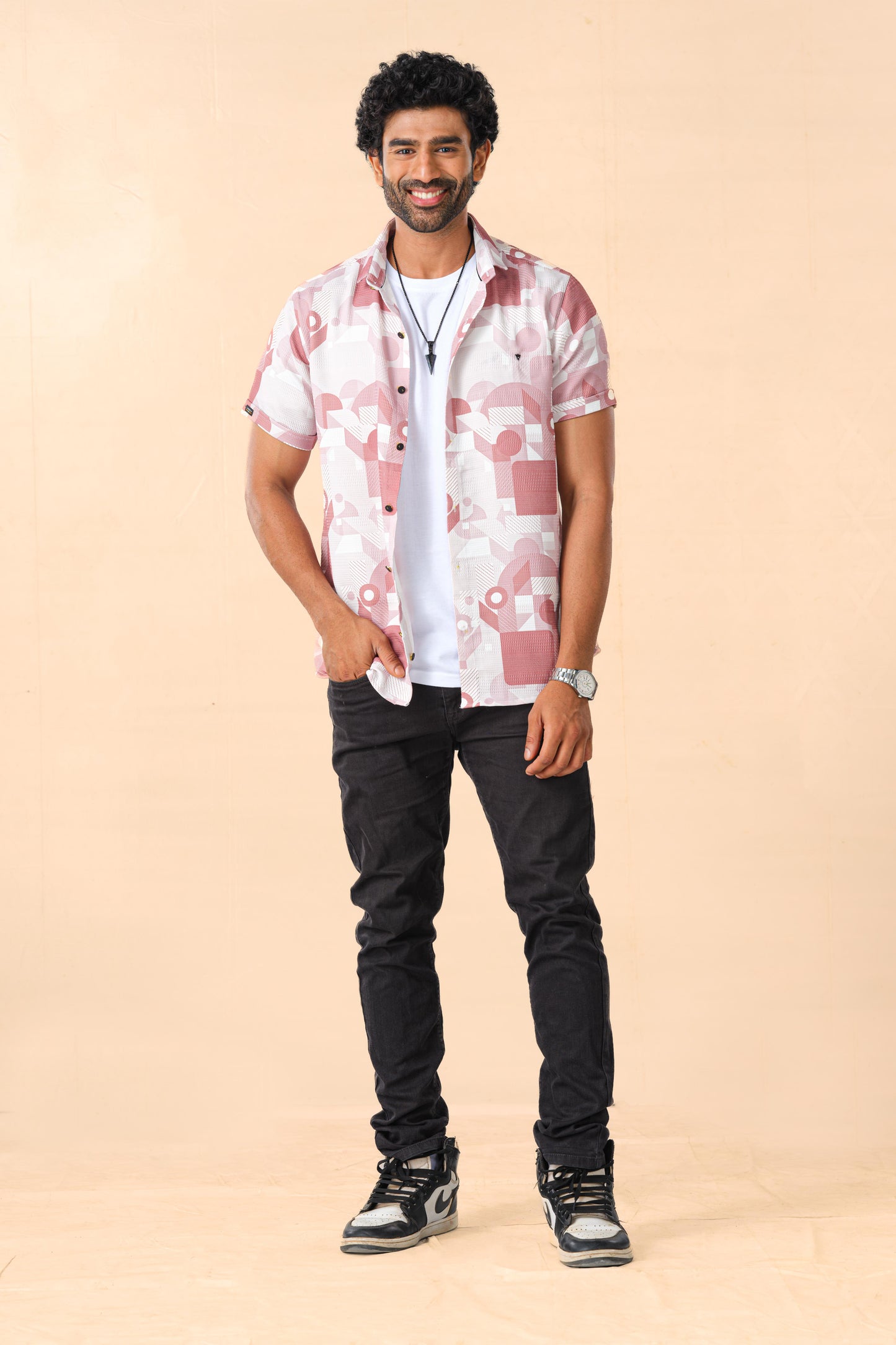 Stylish print pattern shirt