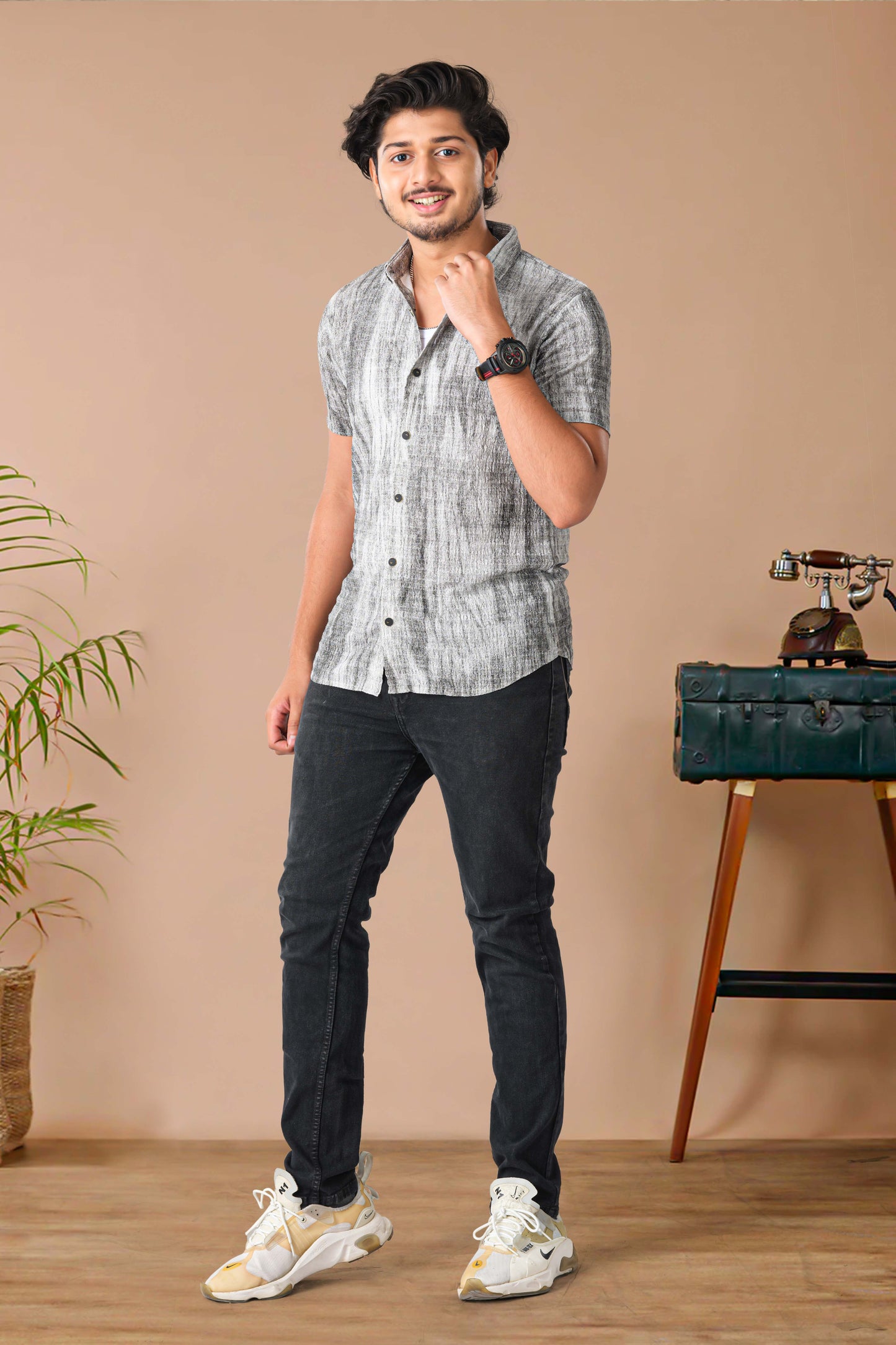Stylish printed mens shirt