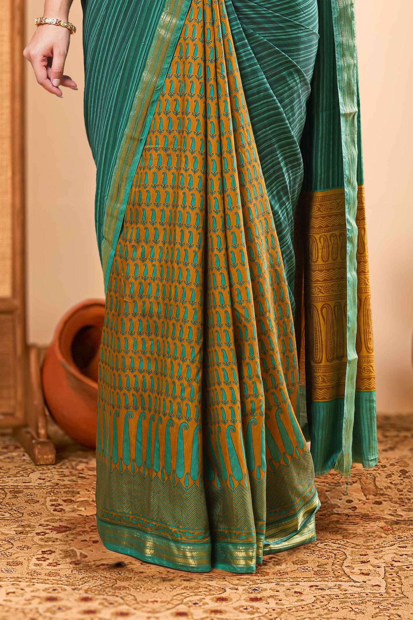 Subtle ethnic styling