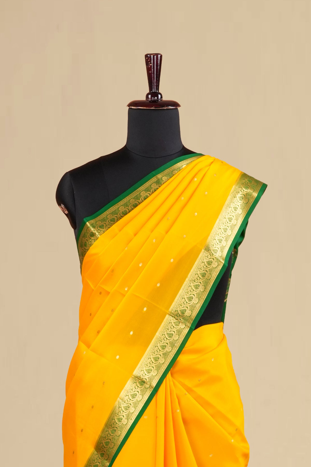Sunshine yellow silk