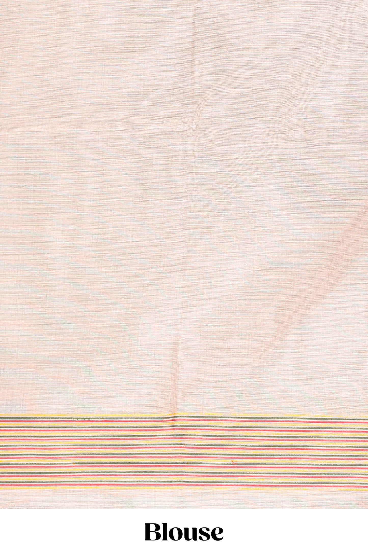 Borderless cream munga cotton saree with floral butta and village themed printed pallu