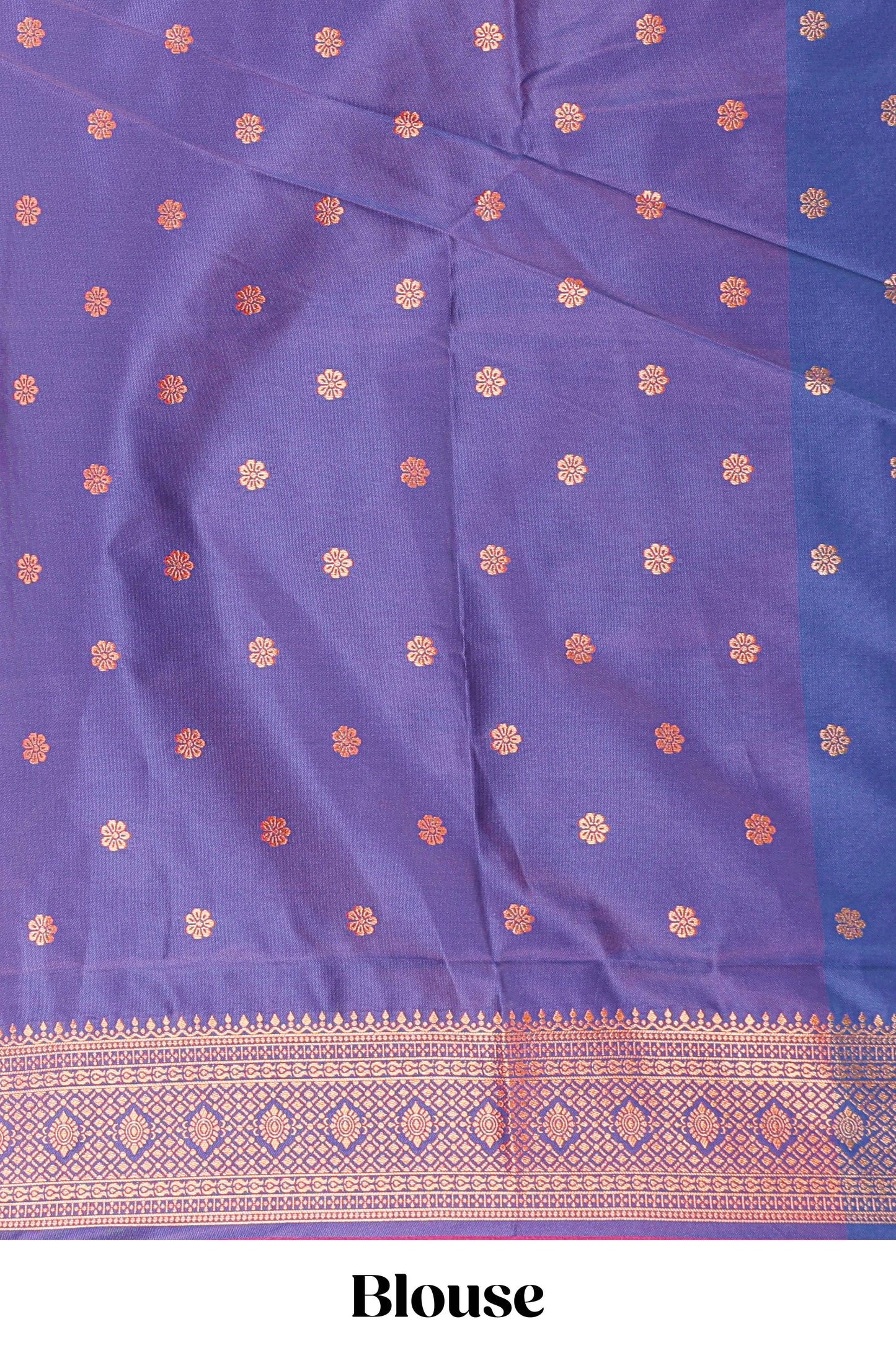 Magenta semi soft silk with striped pochampally ikkat design and contrast zari border
