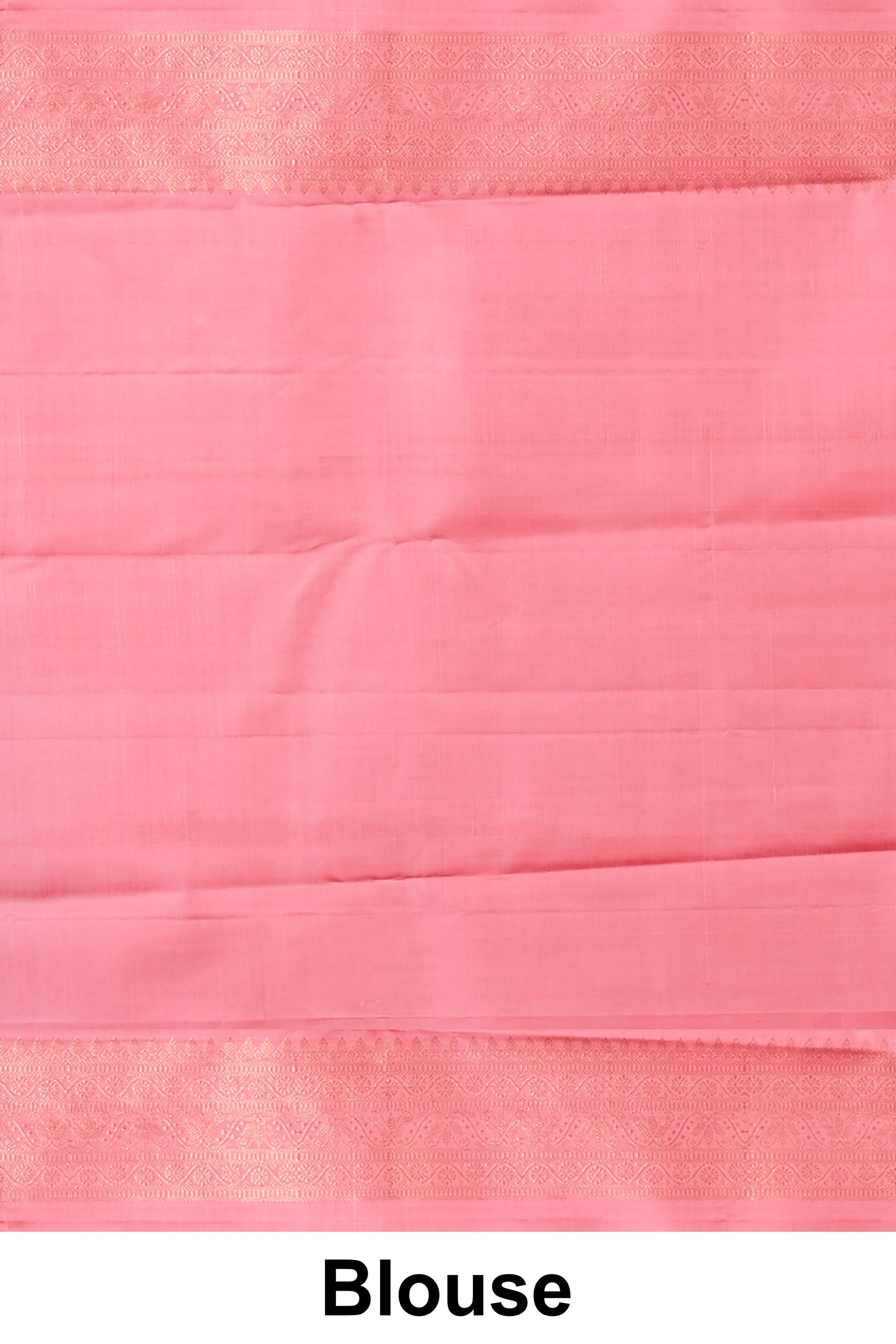 Teal pink pallu silk saree