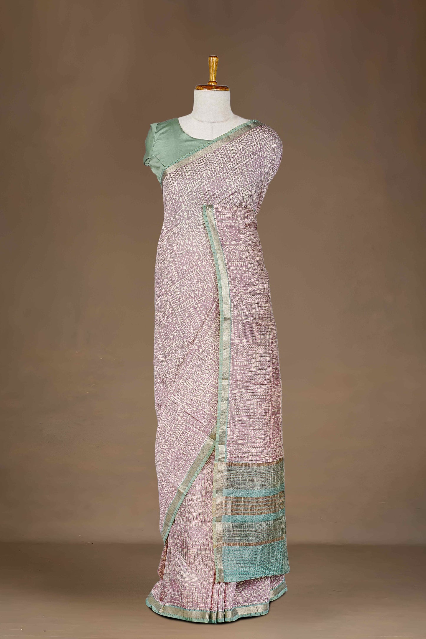  Traditional body Printed Sarees