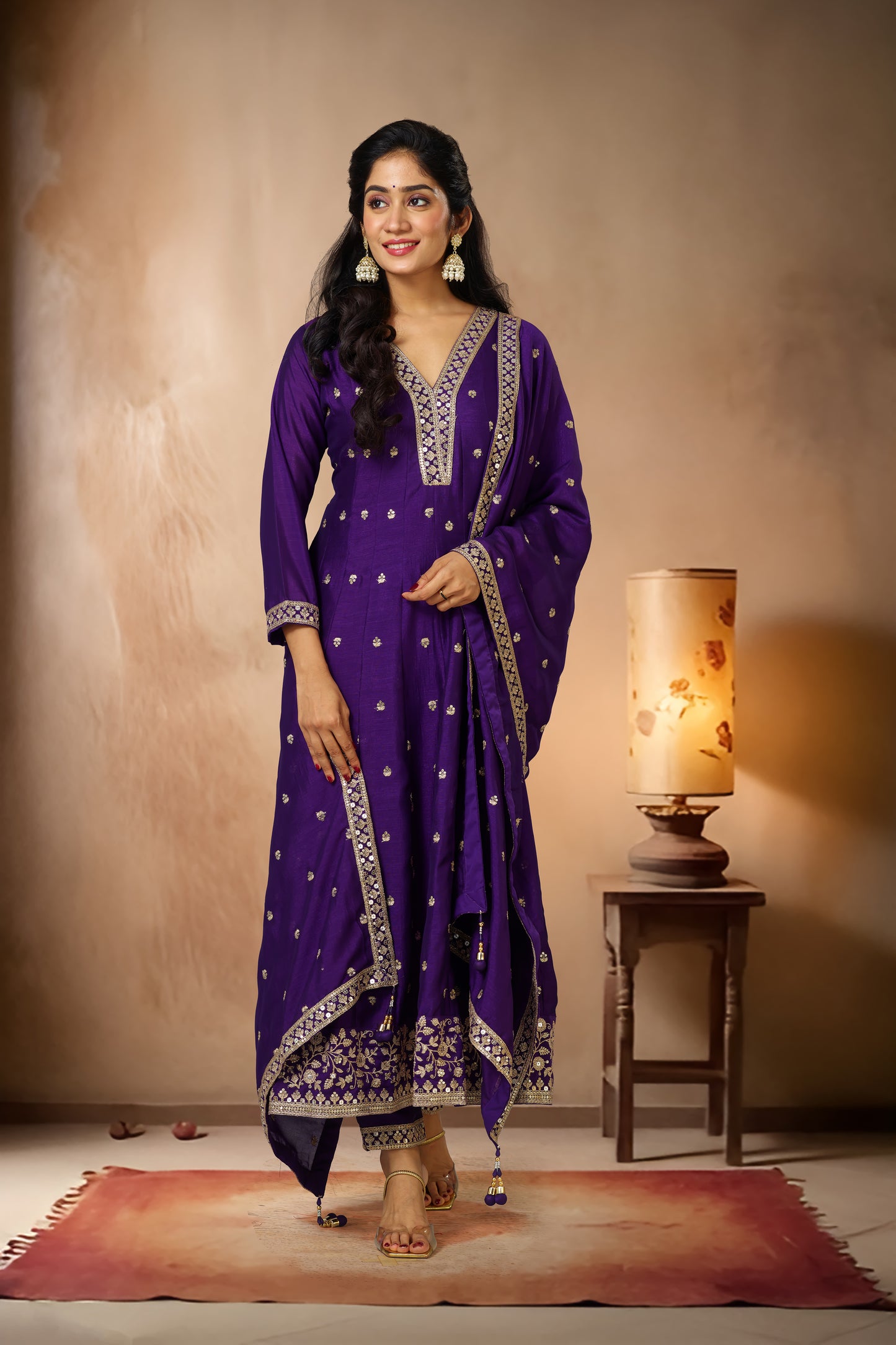 Traditional border salwar wear