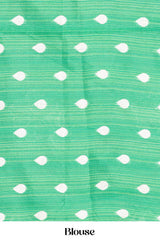  Traditional elegance green saree