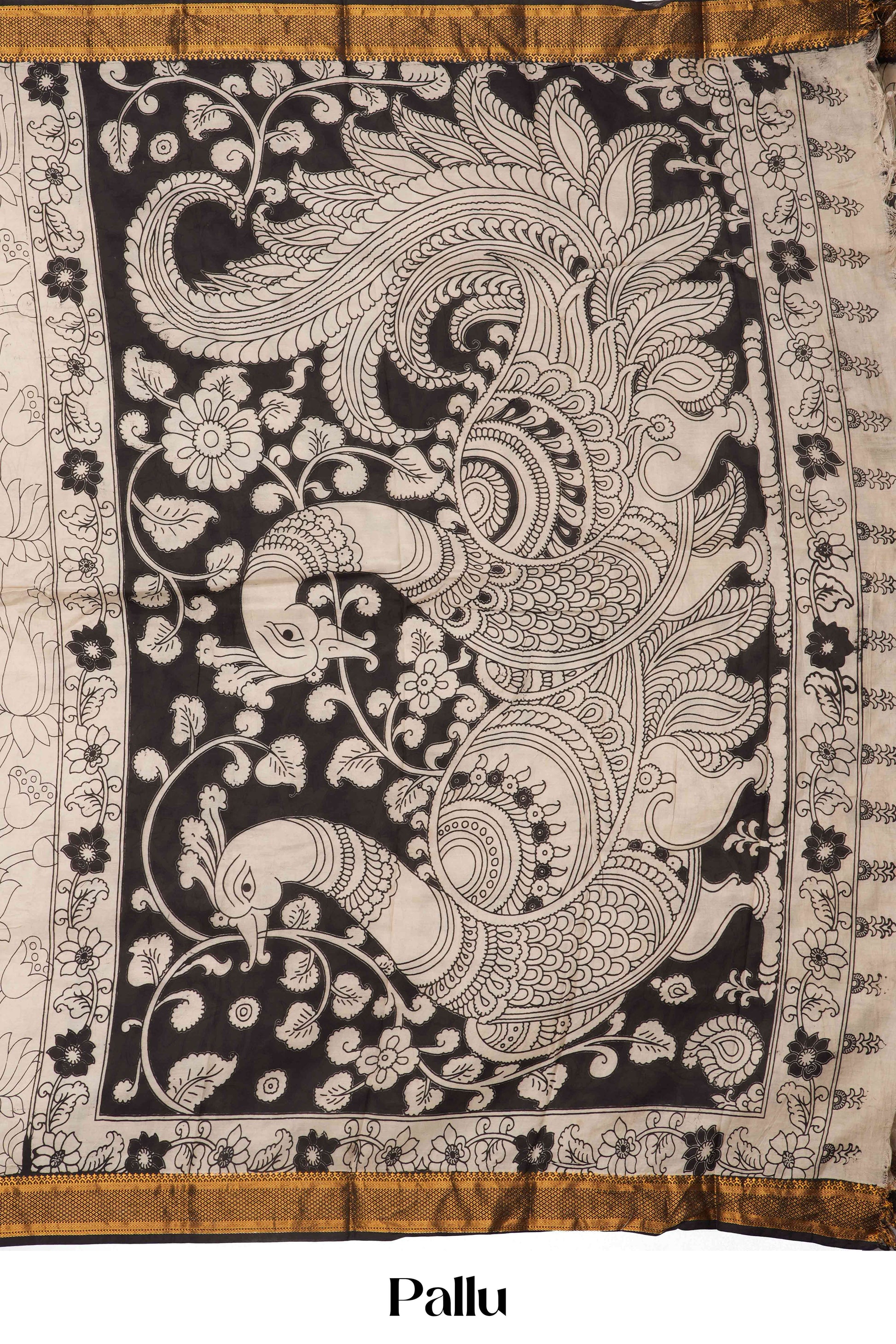 Traditional kalamkari print 