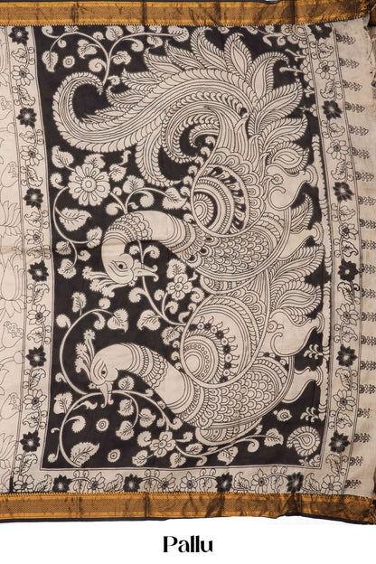 Traditional kalamkari print 