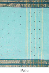  Turquoise Green chettinad cotton saree