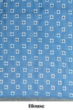  Turquoise blue casual linen sarees