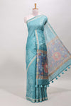 Turquoise green tussar