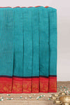 Turquoise sungudi cotton weave
