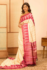 Tussar Sarees with Coordinated blouse